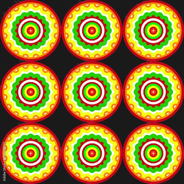 Fototapeta Geometric Abstract wall decorative