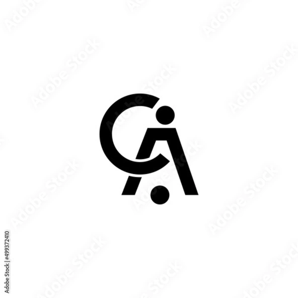 Obraz person with mark