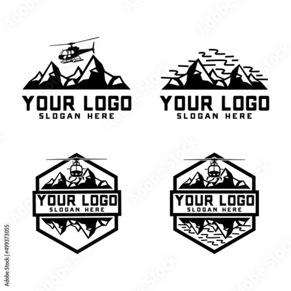 Obraz adventure logo vector