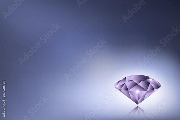 Obraz Purple diamond