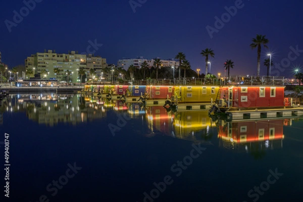 Obraz marina at night