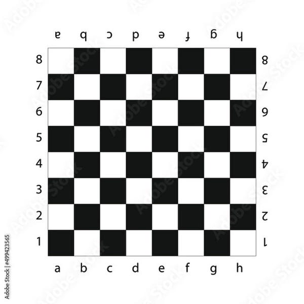 Fototapeta Pattern on black backdrop. Optical pattern. Sport background. Chess vector pattern.  Black board. Modern design.