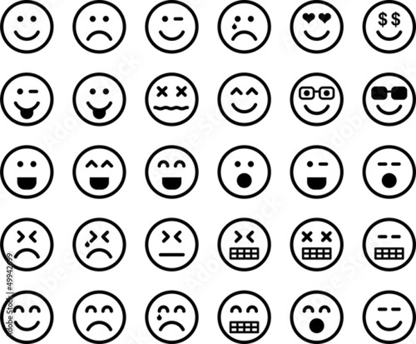 Obraz Emoticons
