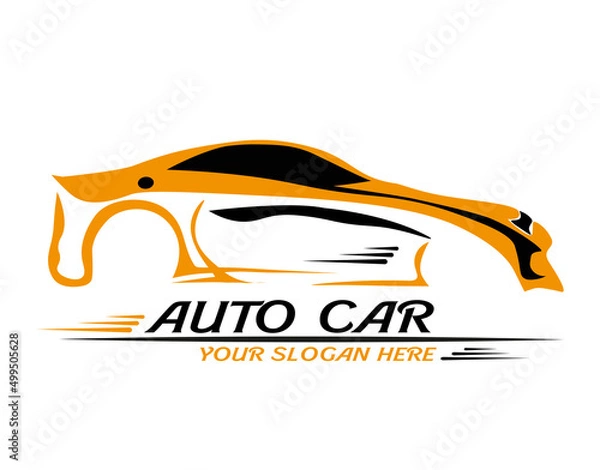 Obraz auto car logo design