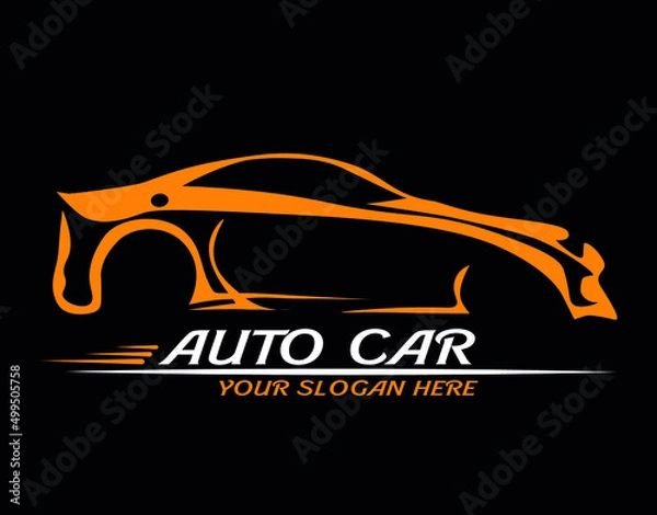 Obraz auto car logo vector design