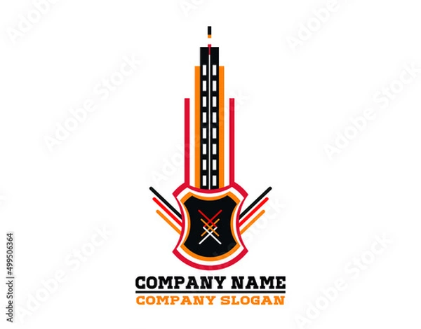 Obraz company logo vector design