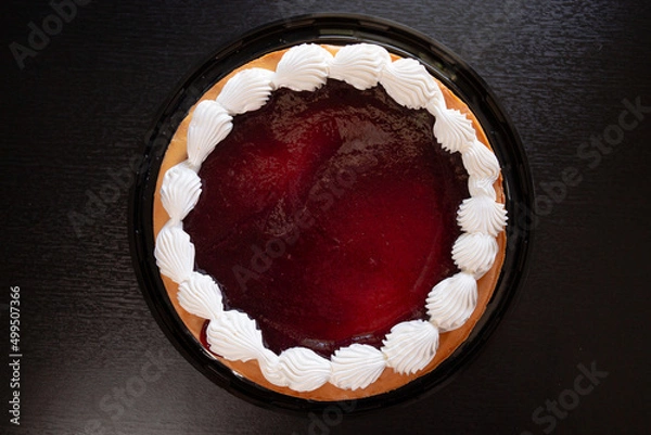 Obraz a cheesecake closeup photo 