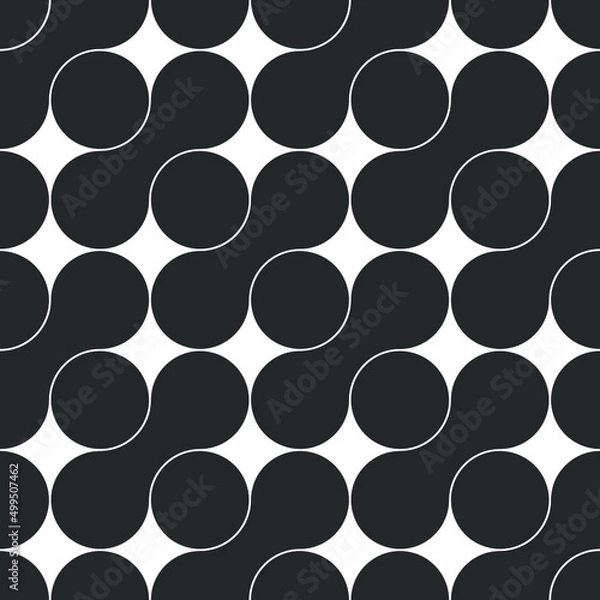 Fototapeta Bubble art pattern background.Vector illustration.