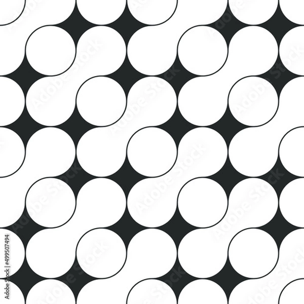 Fototapeta Bubble art pattern background.Vector illustration.