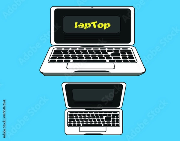 Obraz desktop laptop vector design