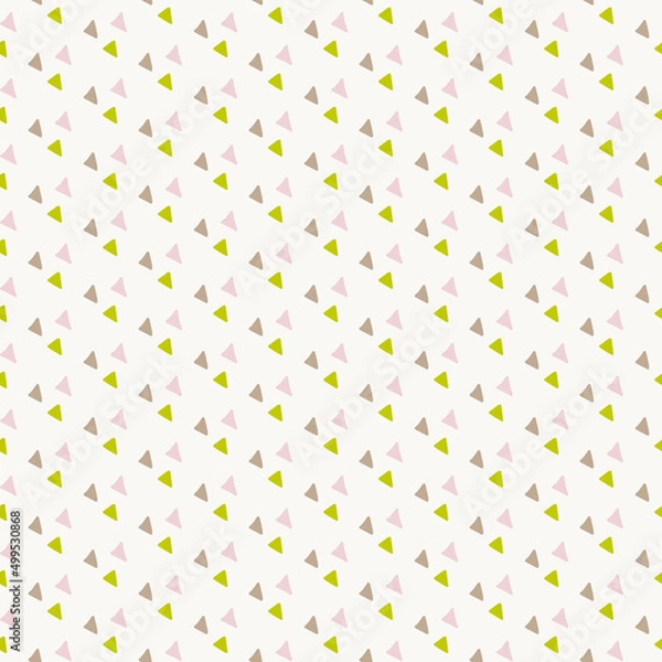 Fototapeta Minimalistic seamless pattern. Simple geometric shape