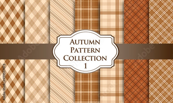 Fototapeta Autumn_Pattern_collection2