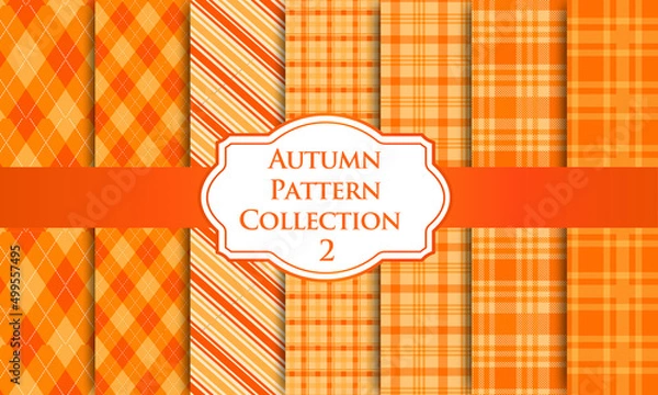 Fototapeta Autumn_Pattern_collection1