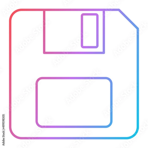 Fototapeta Save Icon Design