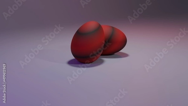 Obraz easter eggs background