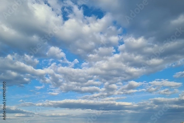 Obraz blue sky with clouds