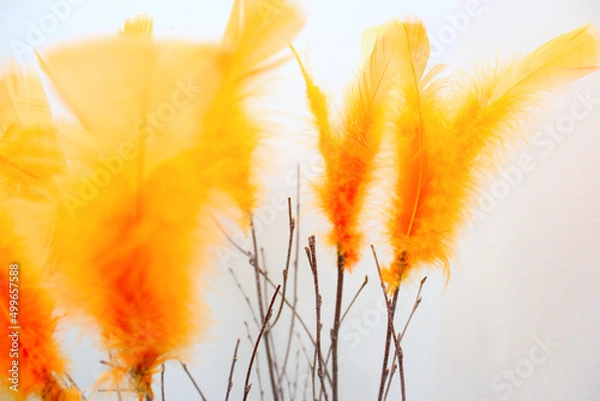 Obraz yellow feathers