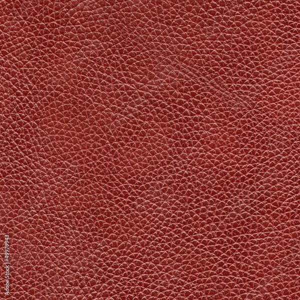 Obraz Red leather texture closeup