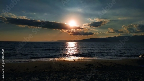 Obraz sunset over the sea