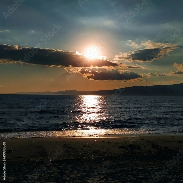 Obraz sunset at the beach