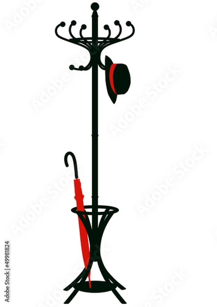 Fototapeta coat tree