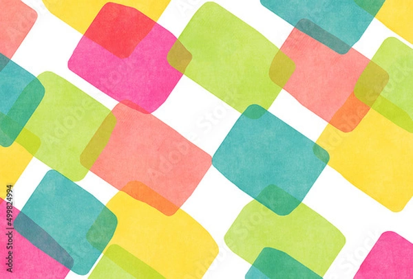 Fototapeta 背景素材_グランジ_カラフル