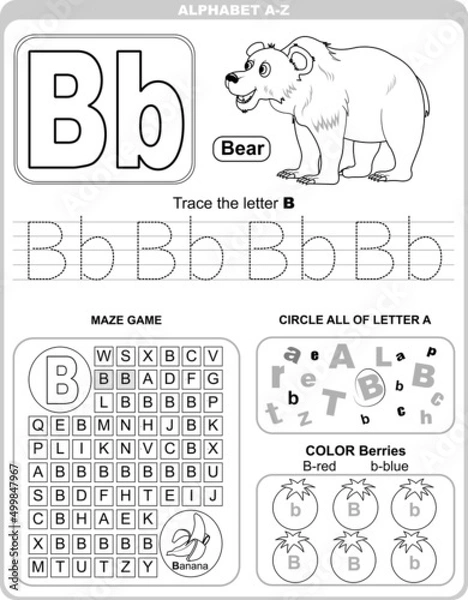 Fototapeta Alphabet-B