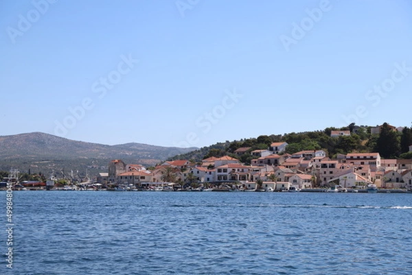 Fototapeta view of kotor bay country