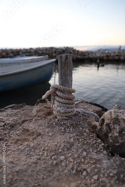 Fototapeta boat on the dock