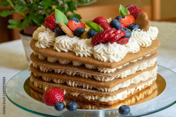 Obraz Vegan gluten-free cake