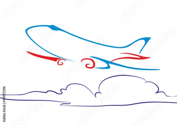 Obraz самолёт