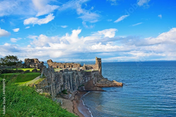 Fototapeta Ruins of St Andrews Castle