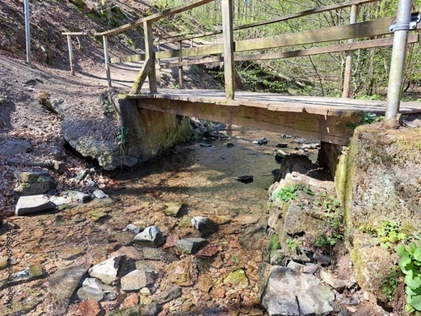 Fototapeta Holzbrücke