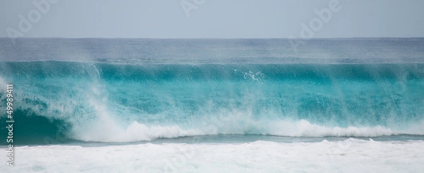 Fototapeta breaking waves