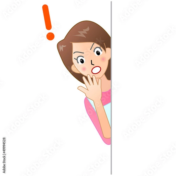 Obraz 女性イラスト