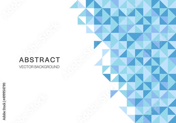 Fototapeta 幾何学模様　背景素材　青