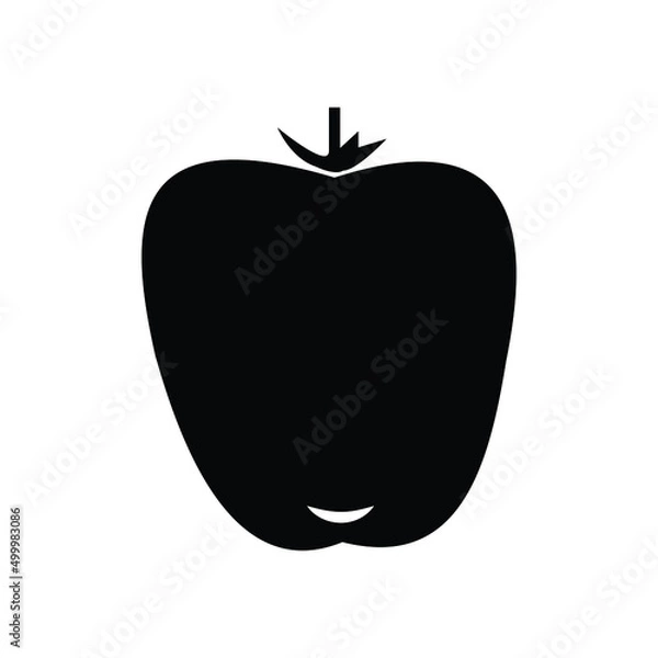 Obraz Apple delicious fruit icon vector