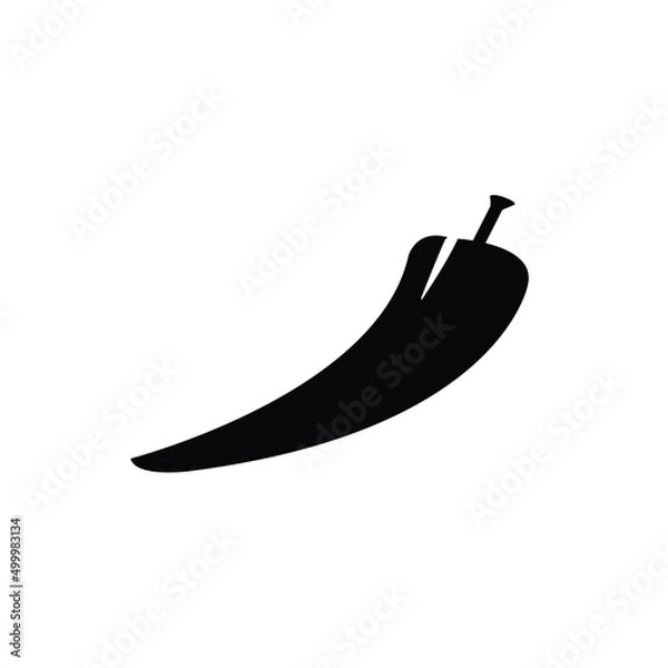 Obraz spicy chilli icon vector