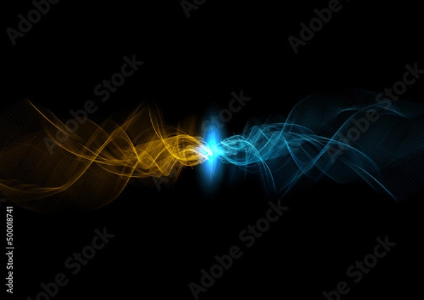 Fototapeta abstract blue background