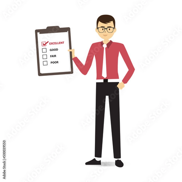 Obraz Evaluation check