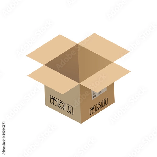 Obraz Cardboard box