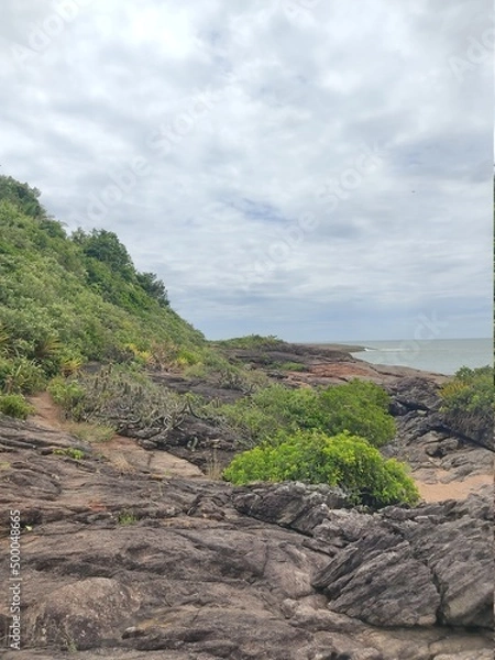 Obraz landscape with sky and clouds