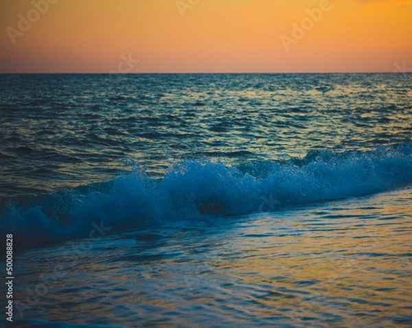 Fototapeta Sunset waves