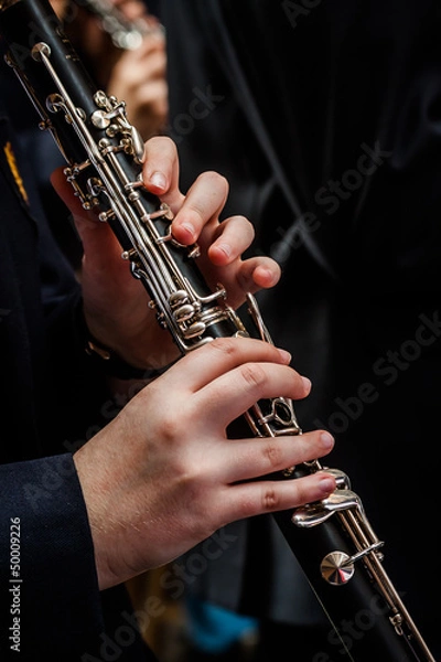 Obraz Clarinetista tocando