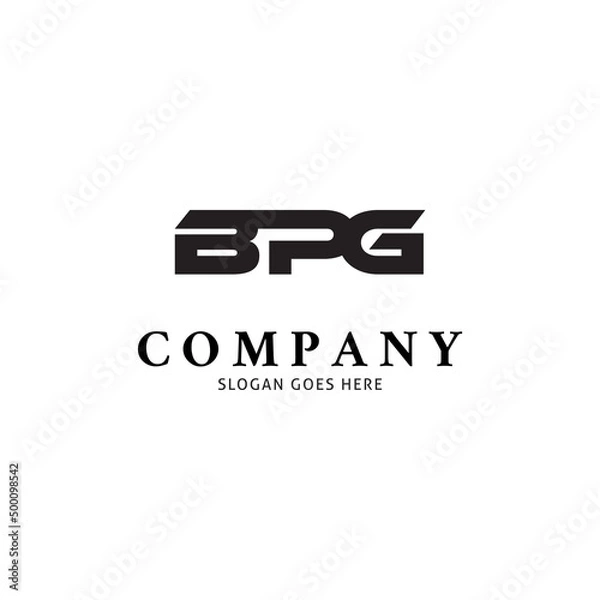 Obraz Initial Letter BPG Icon Vector Logo Template Illustration Design