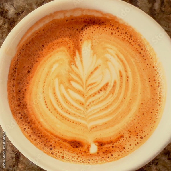 Obraz Latte Art Rosetta