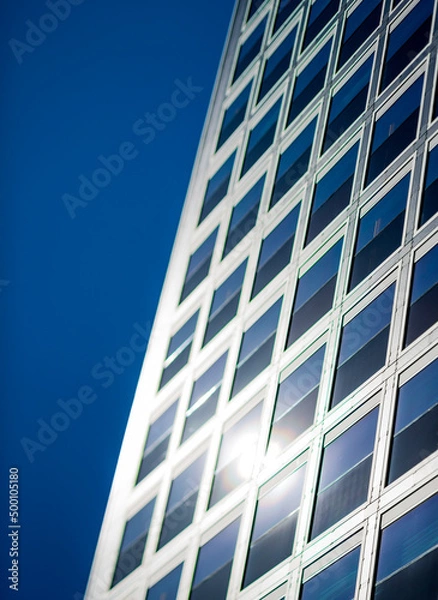 Fototapeta Building pattern, windows