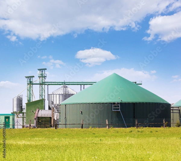 Obraz biogas plant