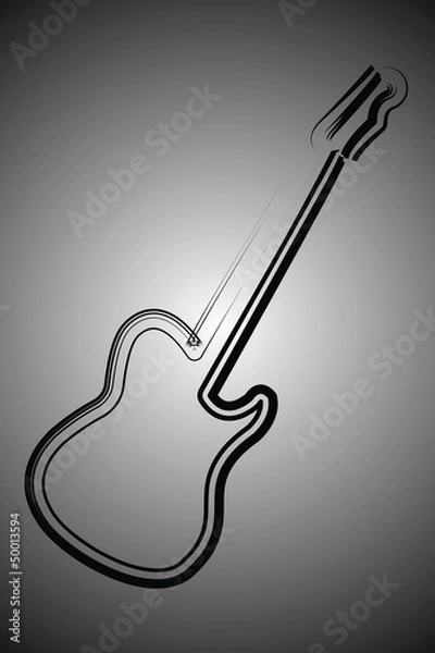 Obraz Guitar Vector