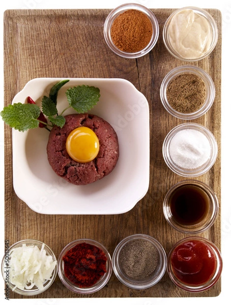 Fototapeta Steak tartare